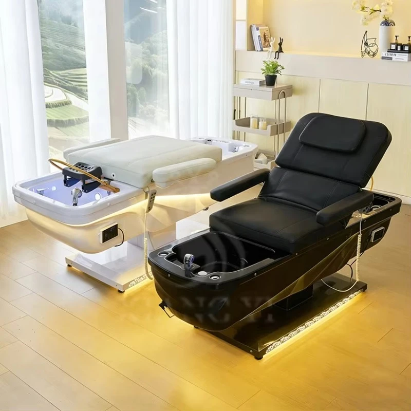 Luxury Hair Wash Salon Massage Beauty Lash Bed Shampoo Pedicure Head Spa Beds