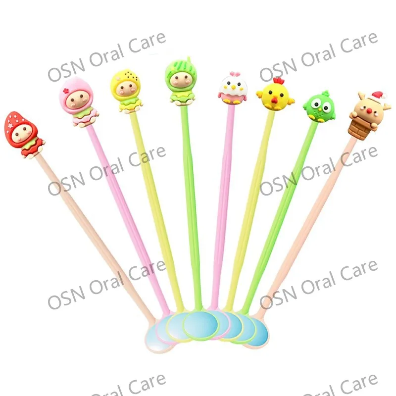 

Kids 20Pc Disposable Dental Mouth Mirror Plastic Anti-fog Dentistry Tooth Whitening Instrument Oral Hygiene Exam Reflector Mirro