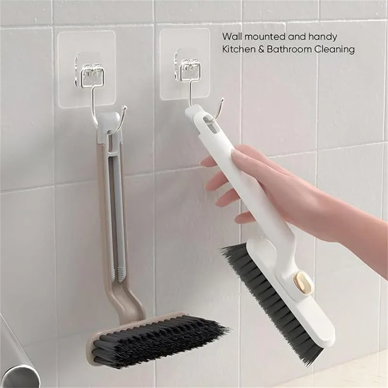 Multi-Function Rotating Crevice Cleaning Brush Kitchen Toilet Tile Joints Dead Angle Crevice Gap Cleaner Brush For Shower Floor