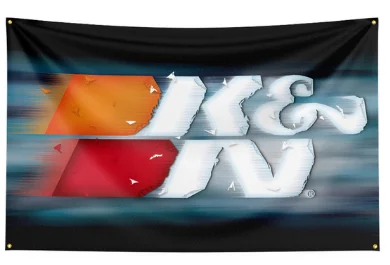 FLAGDOM 90X150CM 3X5FT K&N Flagge Polyester bedrucktes Autoteile-Banner für Dekor