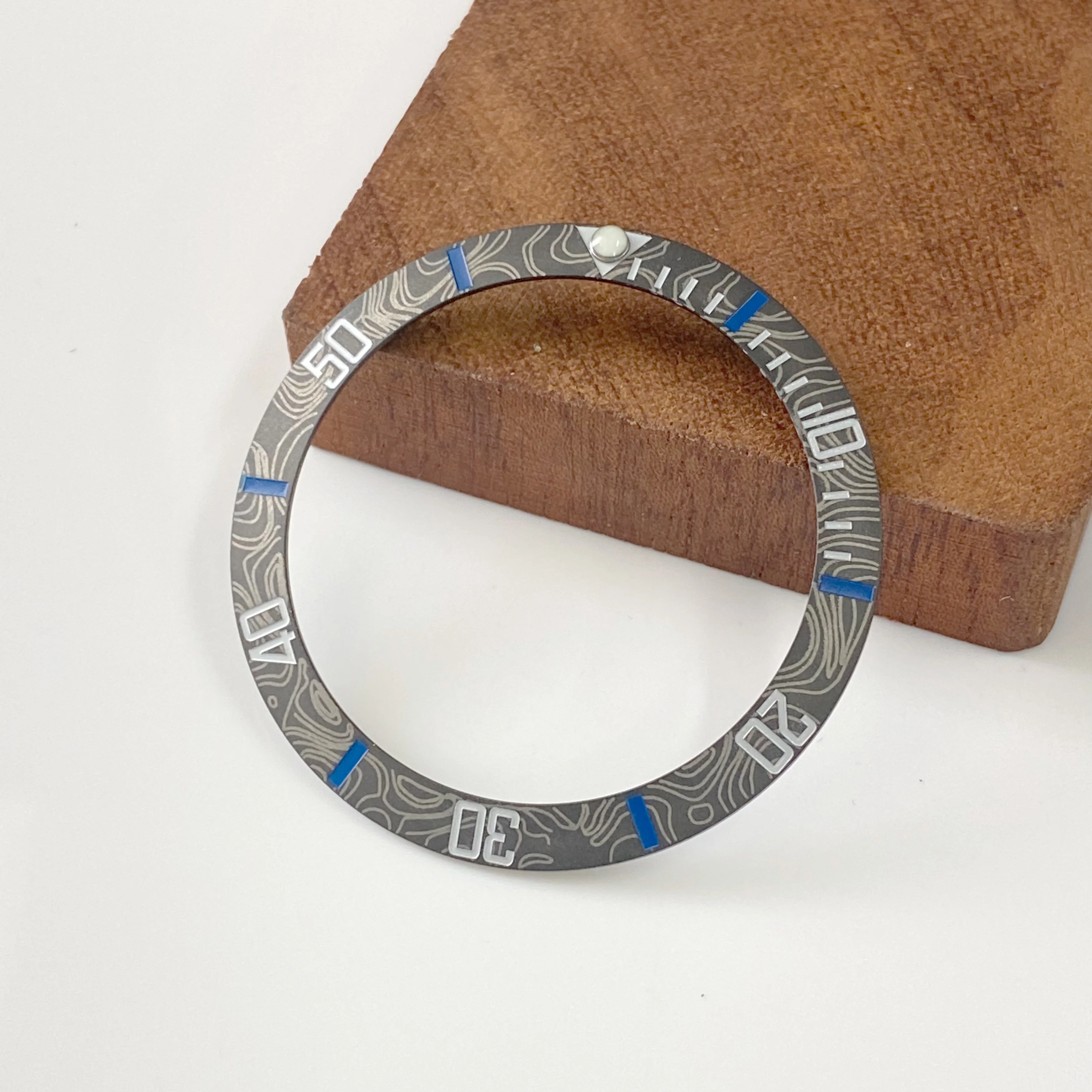 Поклонный керамический безель 38 мм * 30,5 мм, вставка для часов для дайвинга для мужских часов 40 мм, сменные вставки для безеля для часов