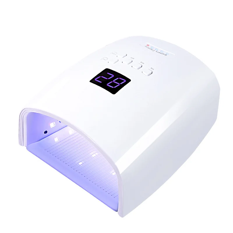 Built-in Battery Rechargeable Nail UV Lamp 66W Wireless Gel Polish Dryer S10 Pedicure Manicure Light Cordless LED Nail Lamp