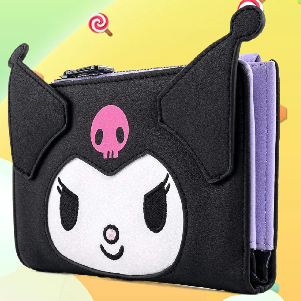 

Серия Sanrio Hello Kitty Chococat Kuromi Cupcake Кошелек из искусственной кожи с клапаном Мини-рюкзак Набор