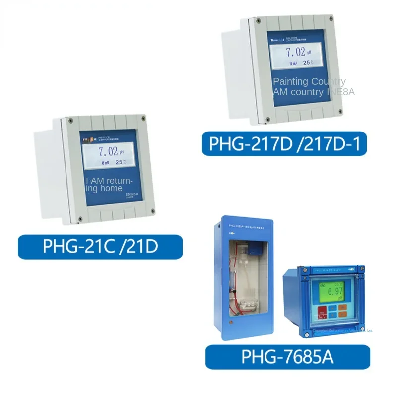 PHG-21C Industrial Water Quality Online PH Detector Acidometer Experiment ORP Monitor PHG-217D