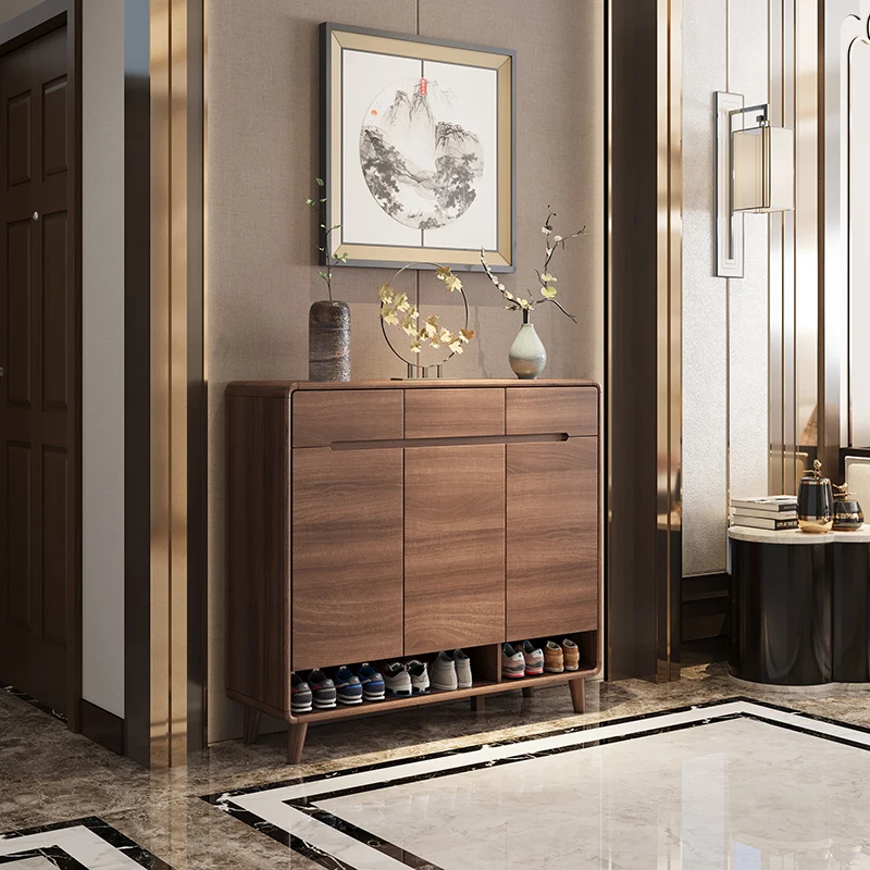 

Wooden Organizer Shoe Cabinet Storage Mobile Display Space Saving Shoe Shelf Bedroom Designer Box Archivadores Home Furniture