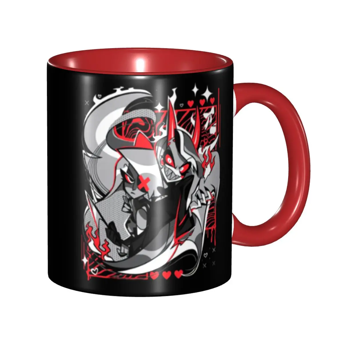 

Hazbins Anime Animation Hotel Coffee Mug DIY Personalized Ceramic Mug Creative Present