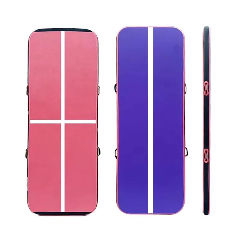 3m Length 10cm Thick EVA Waterproof Inflatable Mat, Professional Gymnastics Tumbling Training Mat with Pump
