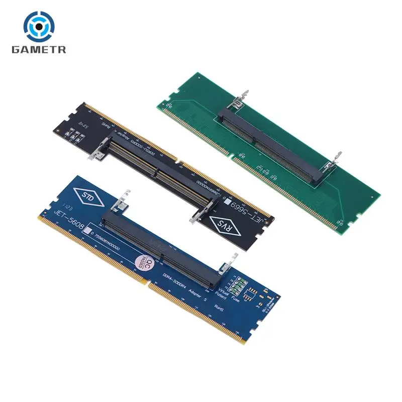 DDR3 DDR4 DDR5แล็ปท็อป SO-DIMM ไปยังเดสก์ท็อปอะแดปเตอร์แปลงการ์ดอะแดปเตอร์เชื่อมต่อหน่วยความจำแรม