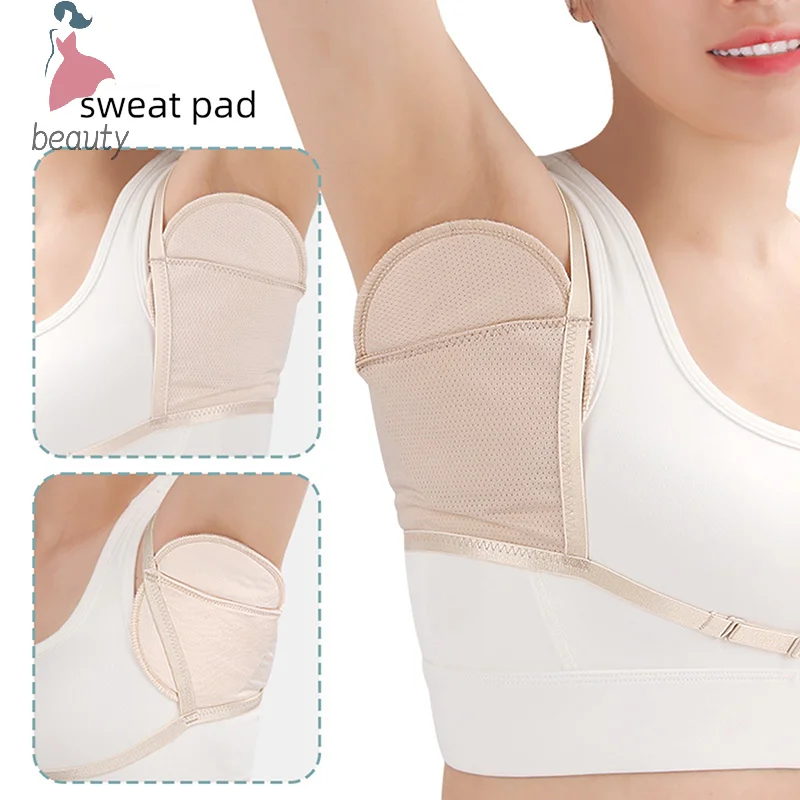 

Underarm Sweat Pads Washable Armpit Sweat Absorbing Guards Dress Sweat Perspiration Pads Shield Shoulder Absorbent Deodorant Pad