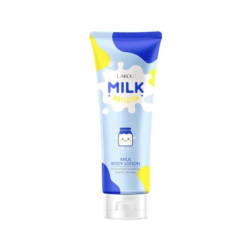 

Milk Body Lotion 120g Silky Smooth Moisturizer Dry Skin Hydrating Care Whole Body Emollient Daily Use For Dry Skin