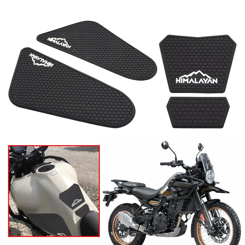 

For Royal Enfield Himalayan450 Himalayan 450 2024 2025 Motorcycle Accessories Anti Slip Tank Sticker Knee Grip Traction Side Pad