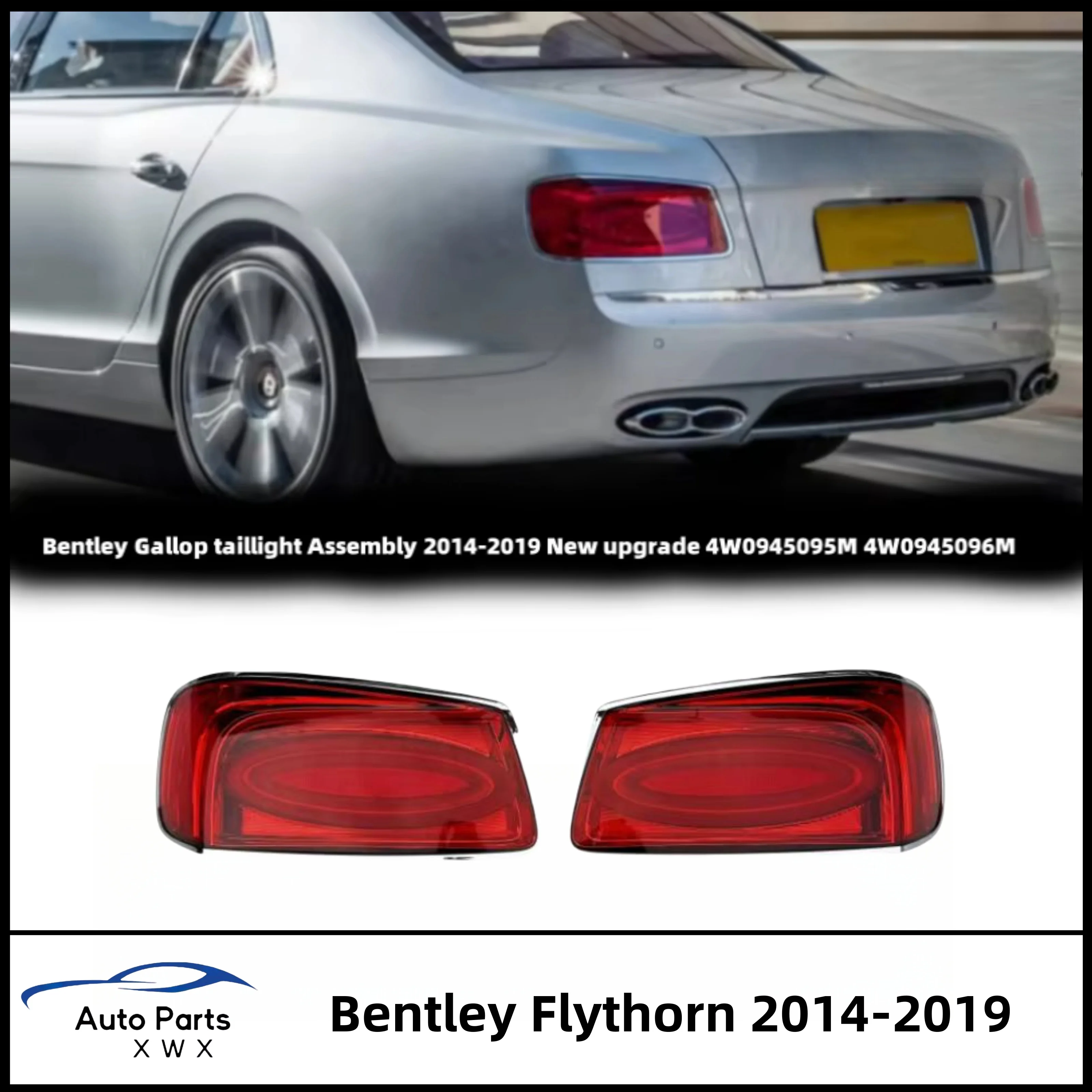 European Standard taillights for Bentley Flythorn taillights Assembly 2014-2019 New upgrade 4W0945095M 4W0945096M