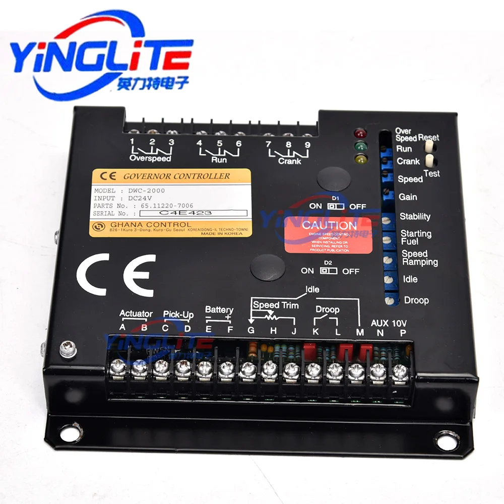 DDWC-2000 Speed Controller Board for the DGC-2013 Generator