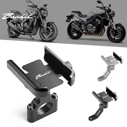 For SUZUKI Bandit 1200 1250 1250S 1250F 250 400 650 GSF650 GSF 650 Motorcycle Mobile Phone Holder GPS Navigator Mirror Handlebar