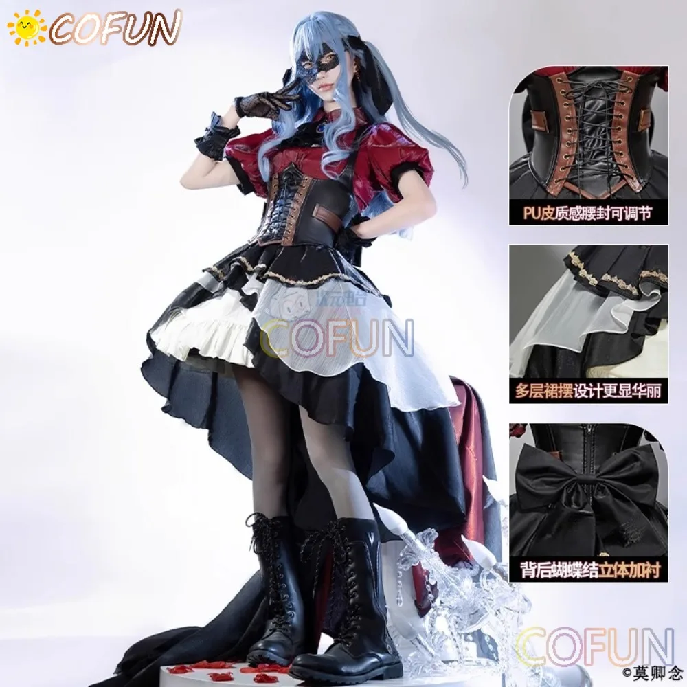 

Game BanG Dream! Ave Mujica Togawa Sakiko Cosplay Costume Dress Women Gothic Princess Skirts Woman Halloween Suit
