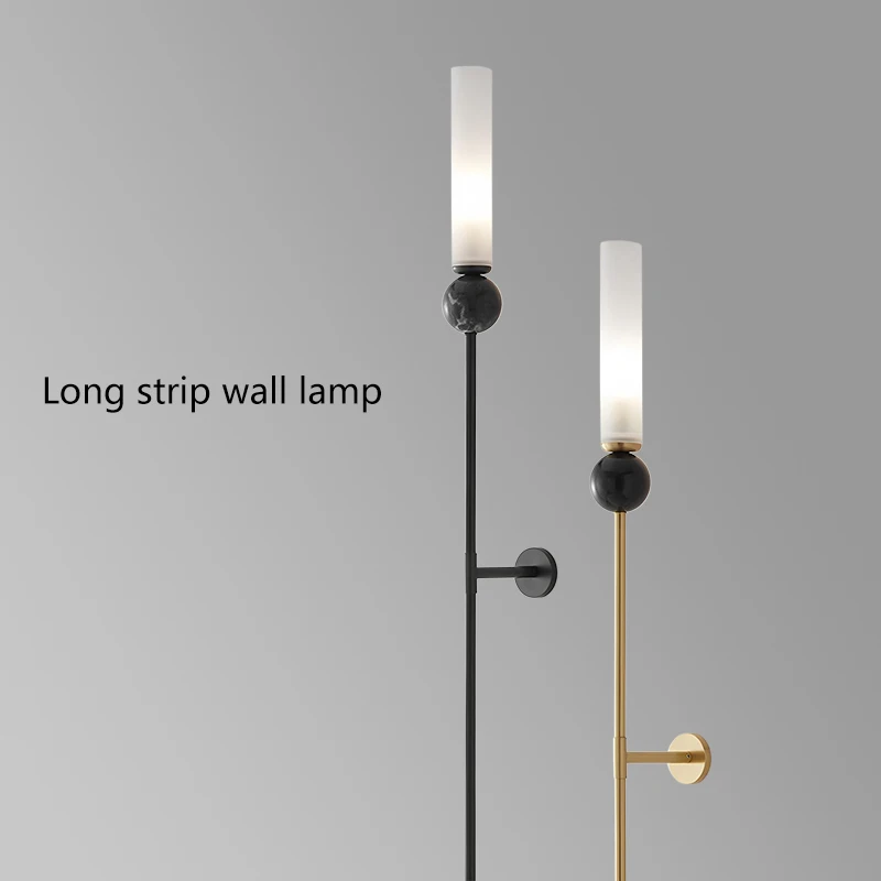 

Итальянский минималистичный роскошный настенный светильник французского дизайнера, современный настенный светильник из твердой латуни и мрамора для спальни, прикроватной тумбочки, гостиной Accen