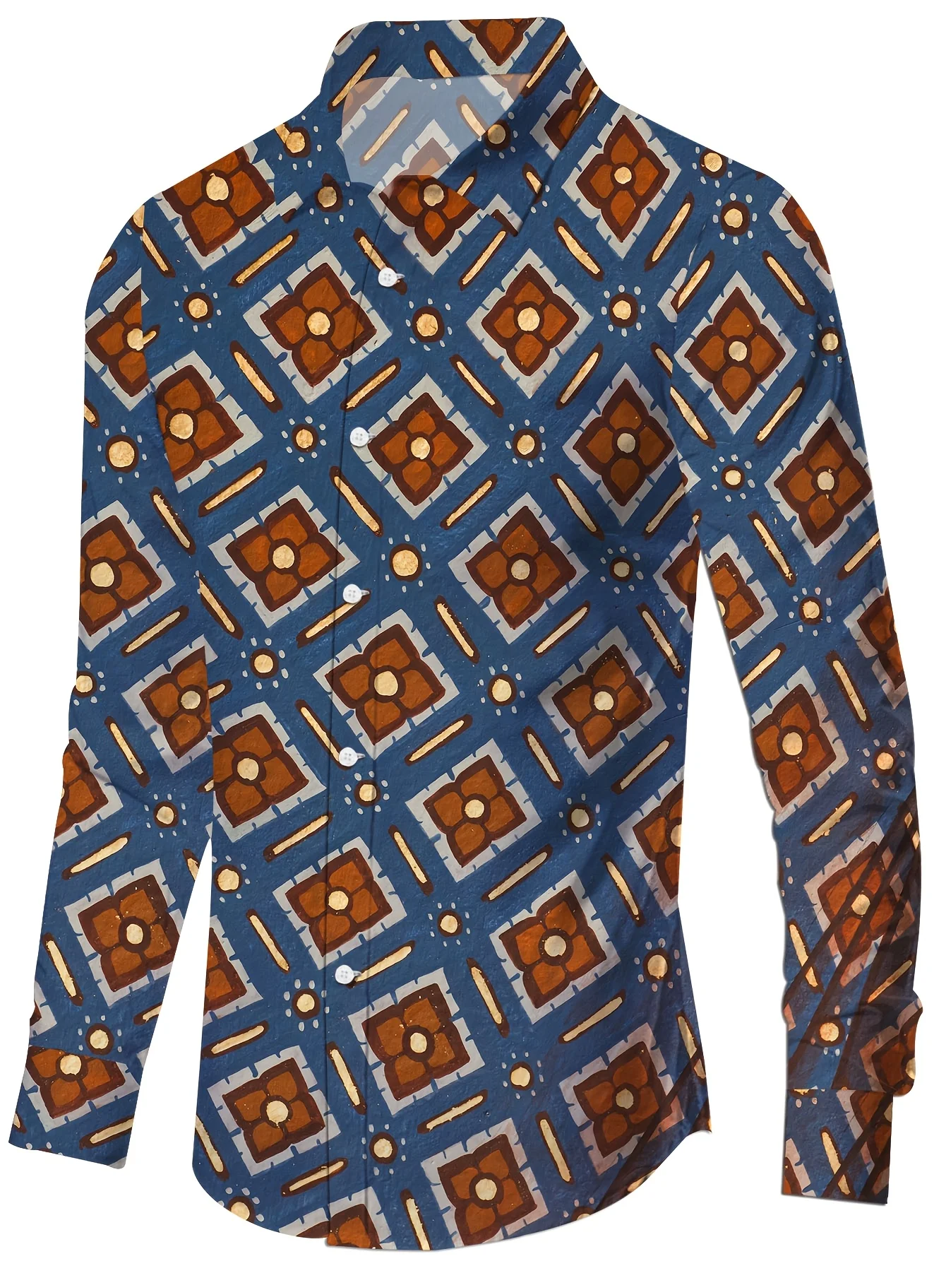  Spring/Summer Men's Fashion Casual Long Sleeve Shirt Comfortable New Style 2025