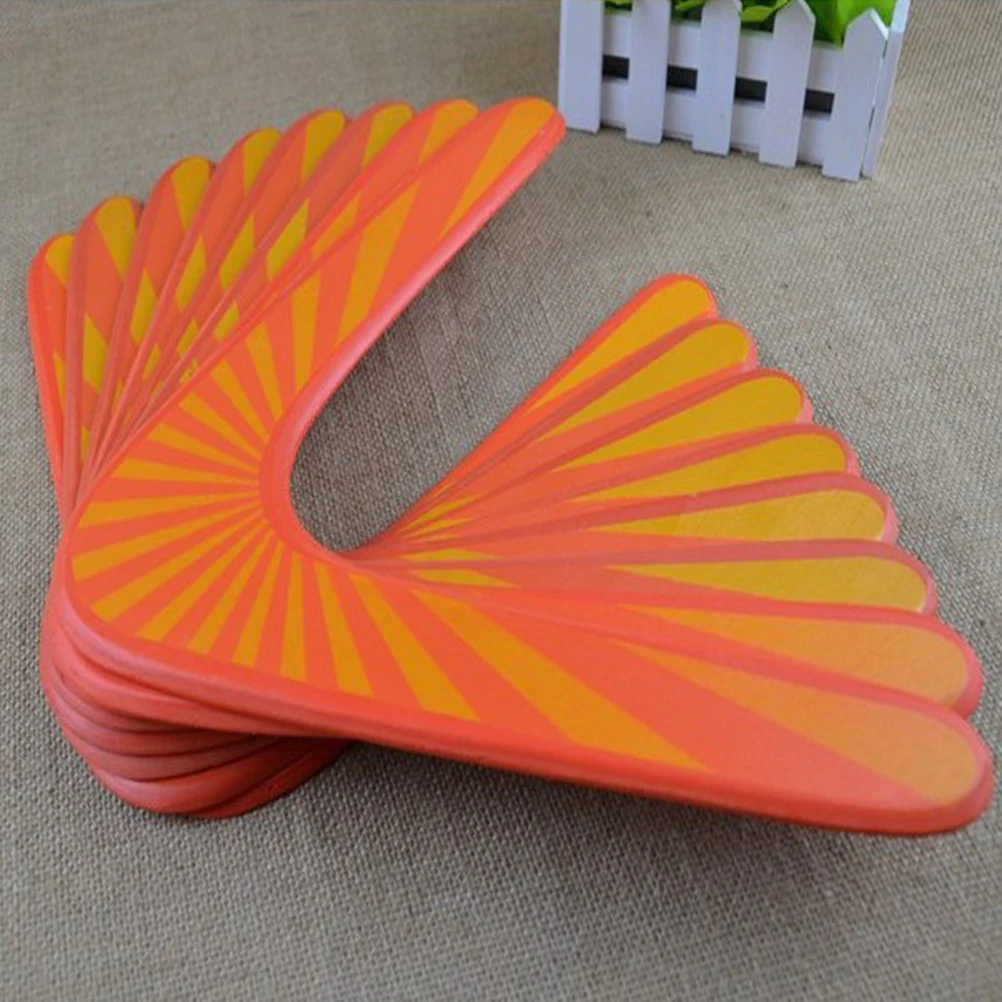 

2 Pcs Flight Boomerang Child Outdoor Toys for Kids Wooden Equipment