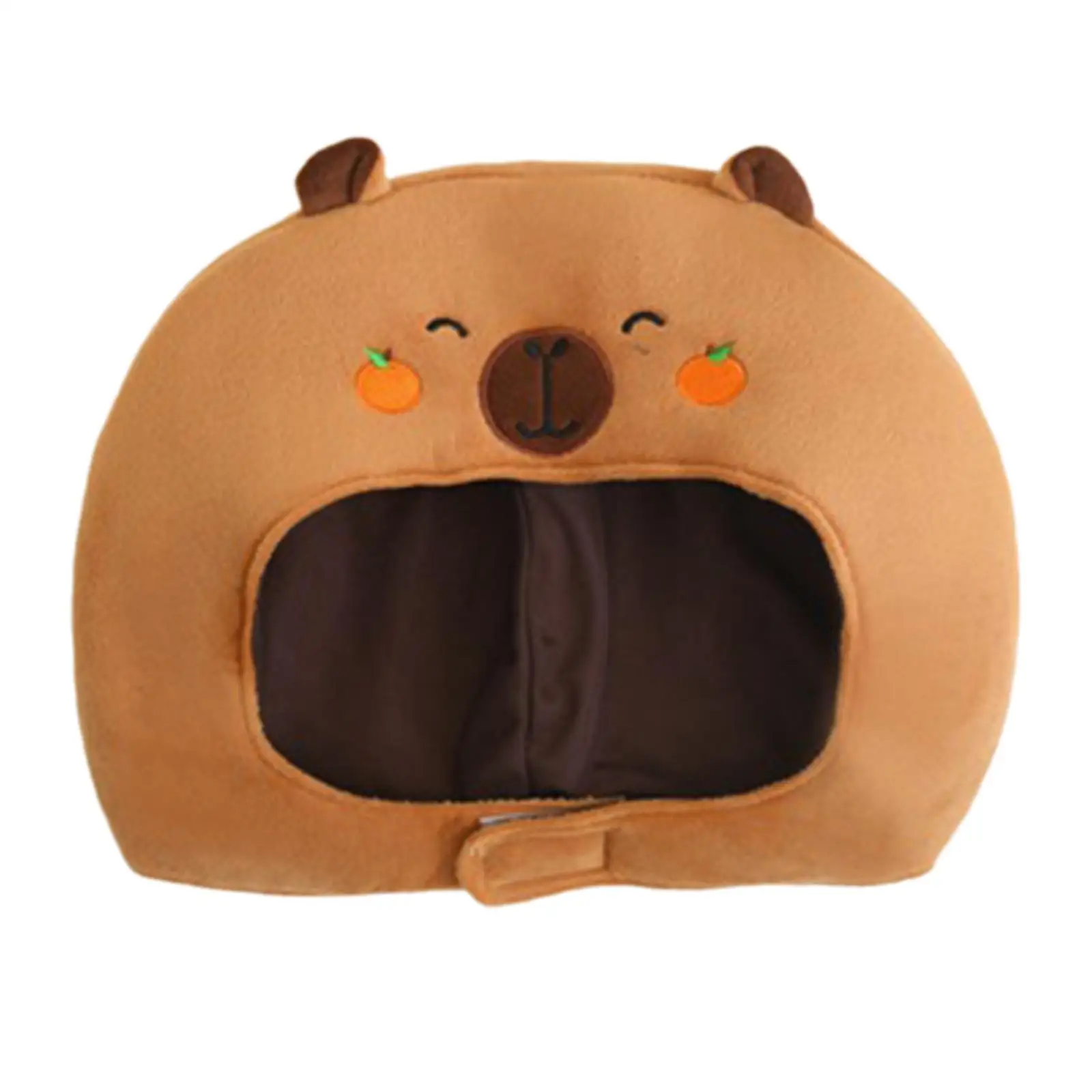 Plüsch Kopfbedeckung Hut Dekoration Kostüm Zubehör Fotos Requisiten Capybara Cap für