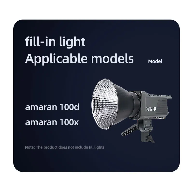 Adaptador de alimentação 48V2A para Aputure /amaran 100 d/100x luz de preenchimento LED luz de fotografia profissional