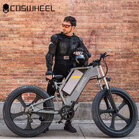 Coswheel Electric Bike 1500W 48V 25AH For Adult T26 Mountain ebike 26Inch Off Road Motorcyle Fat Tire Electric Bicycle EU Stock