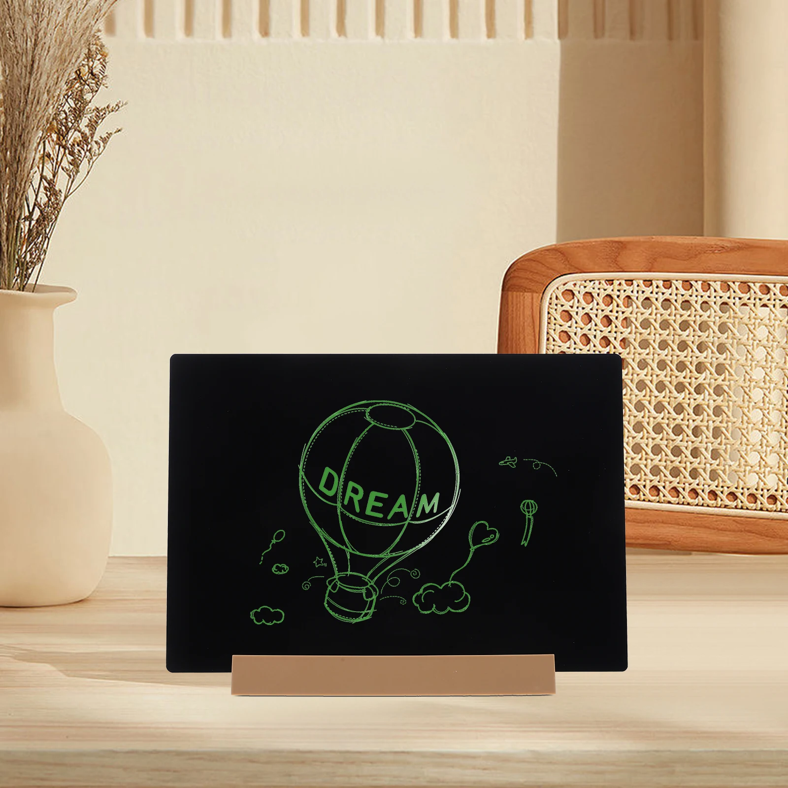 

1pc Stable Desktop Chalkboard Sign Mini Message Board For Office Wedding Restaurant Decor Rewritable Small Blackboard Smooth