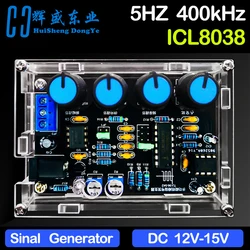 ICL8038 Generador de señal de baja frecuencia multifunción Kit de experimentos de circuito electrónico de soldadura multionda DIY