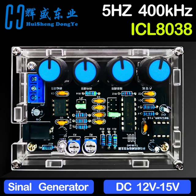 ICL8038 wielofunkcyjny generator sygnału niskiej częstotliwości wielofalowe spawanie obwodów elektronicznych zestaw eksperymentalny DIY