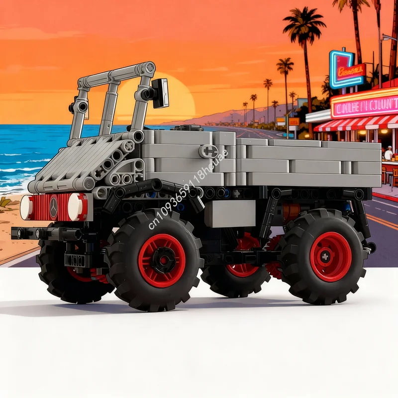 

717pcs MOC Technical Unimog RC Model Building Blocks Assemble Construction Toys Christmas Gifts DIY Creative Idea Education
