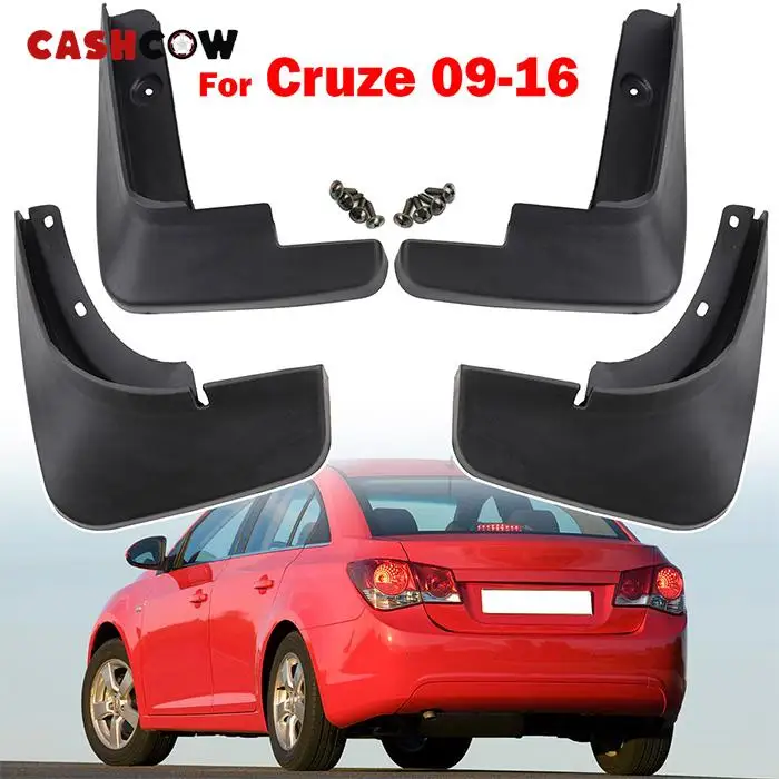 CASHCOW 4pcs Mud Flaps for Chevrolet Holden Cruze Sedan Hatch J300 2009 - 2016 Mudguard Splash Guards 2011 2012 2013 2014 2015