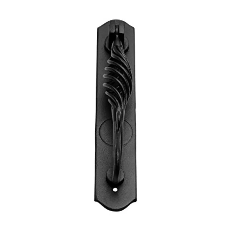 

Door Knockers for Front Door 9 3/8 in. Black Finish Solid Cast Iron Birdcage Style Door Knocker with Mounting Hardware
