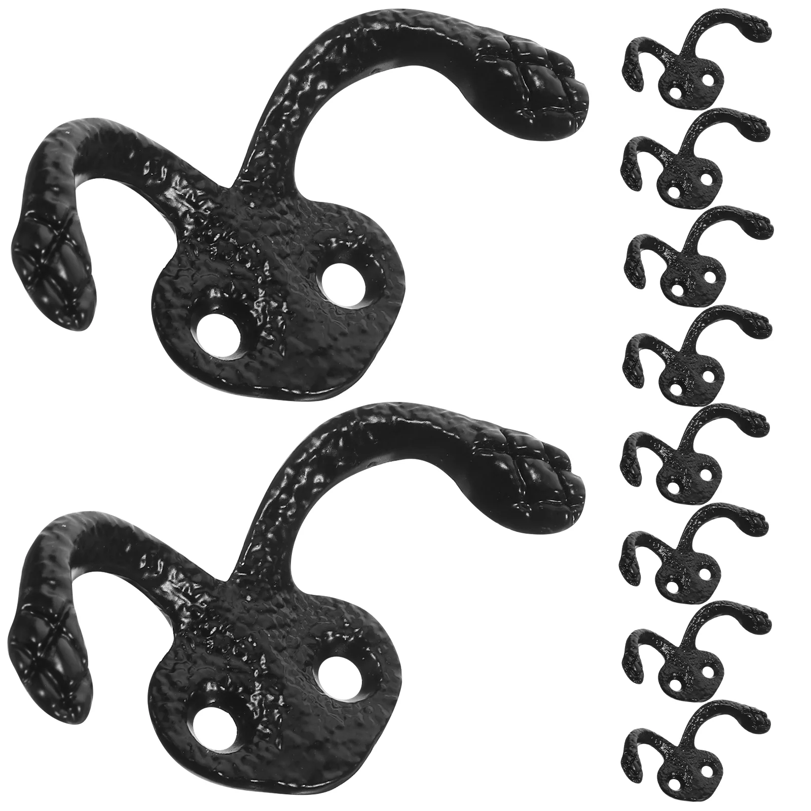 

Wall Hooks for Hanging Retro Iron Coat Mounted Household Heavy Duty Cast Clothing Hangers