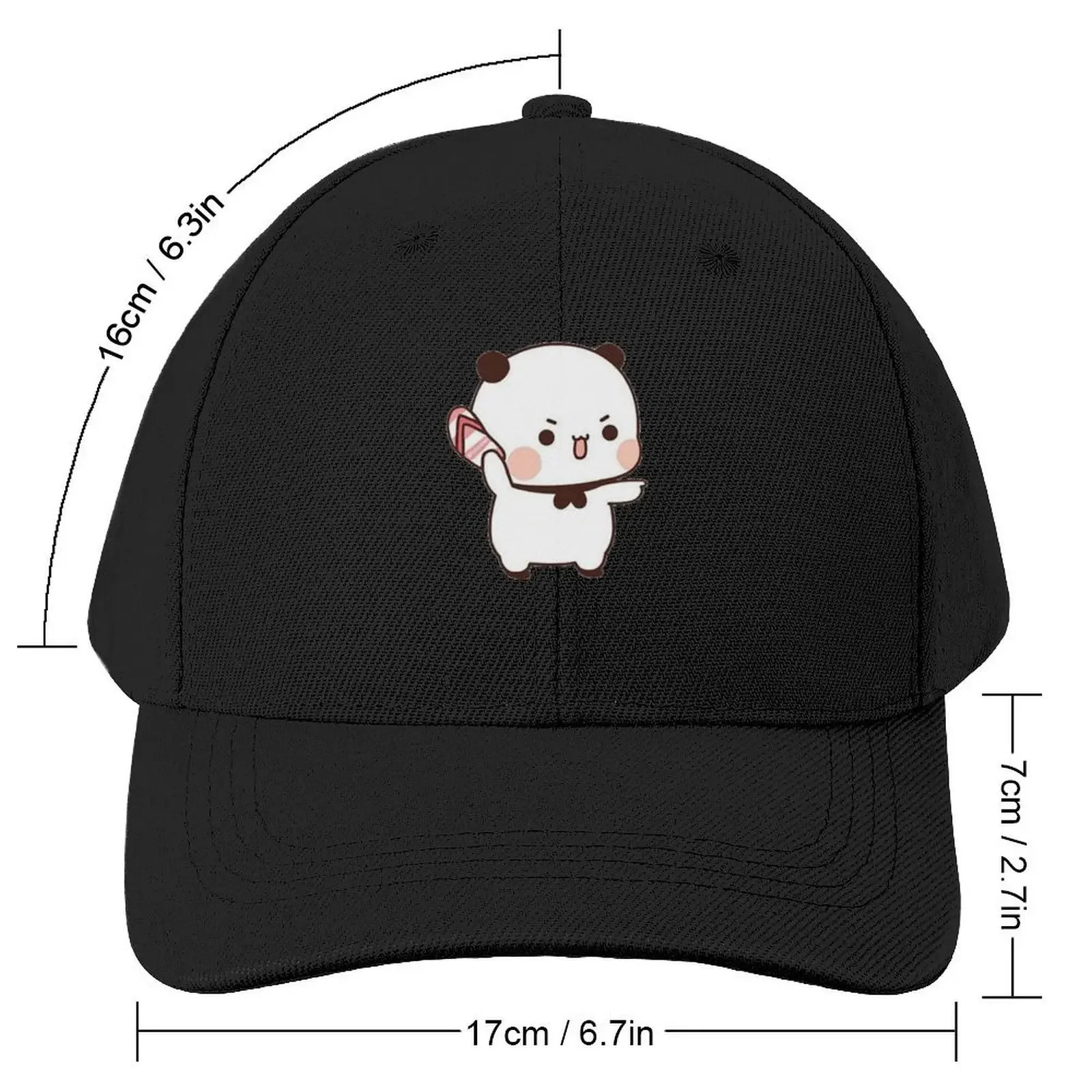 Cute Bubu is Throwing Flip-flops At Dudu Since He Teases Bubu Baseball Cap Icon Mountaineering Snapback Cap Women's Men's