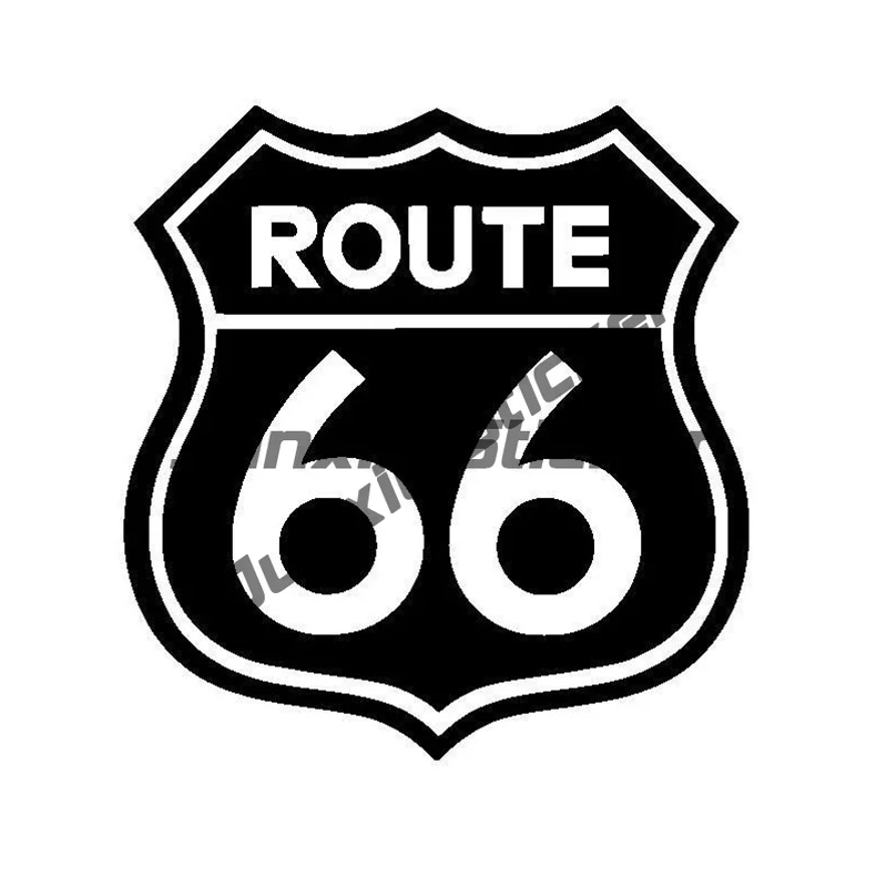 Personalized Route 66 Vinyl Decal Car Windshield Decoration Sticker Waterproof  Decals PVC Wholesale