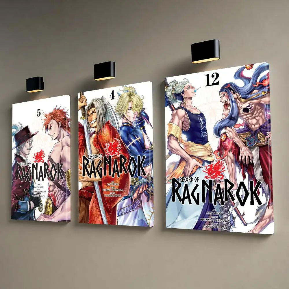 Anime R-Record of R-Ragnarok Framed Wall Painting Ready to Hang Canvas Wall Art Poster for Bedroom Living Room Home Decor Gift