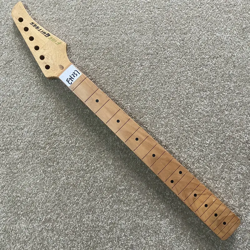 EN237 Custom Order Unfinished Tremolo Electric Guitar Neck No Frets for ST Guitar DIY Replace with Damages Dirty