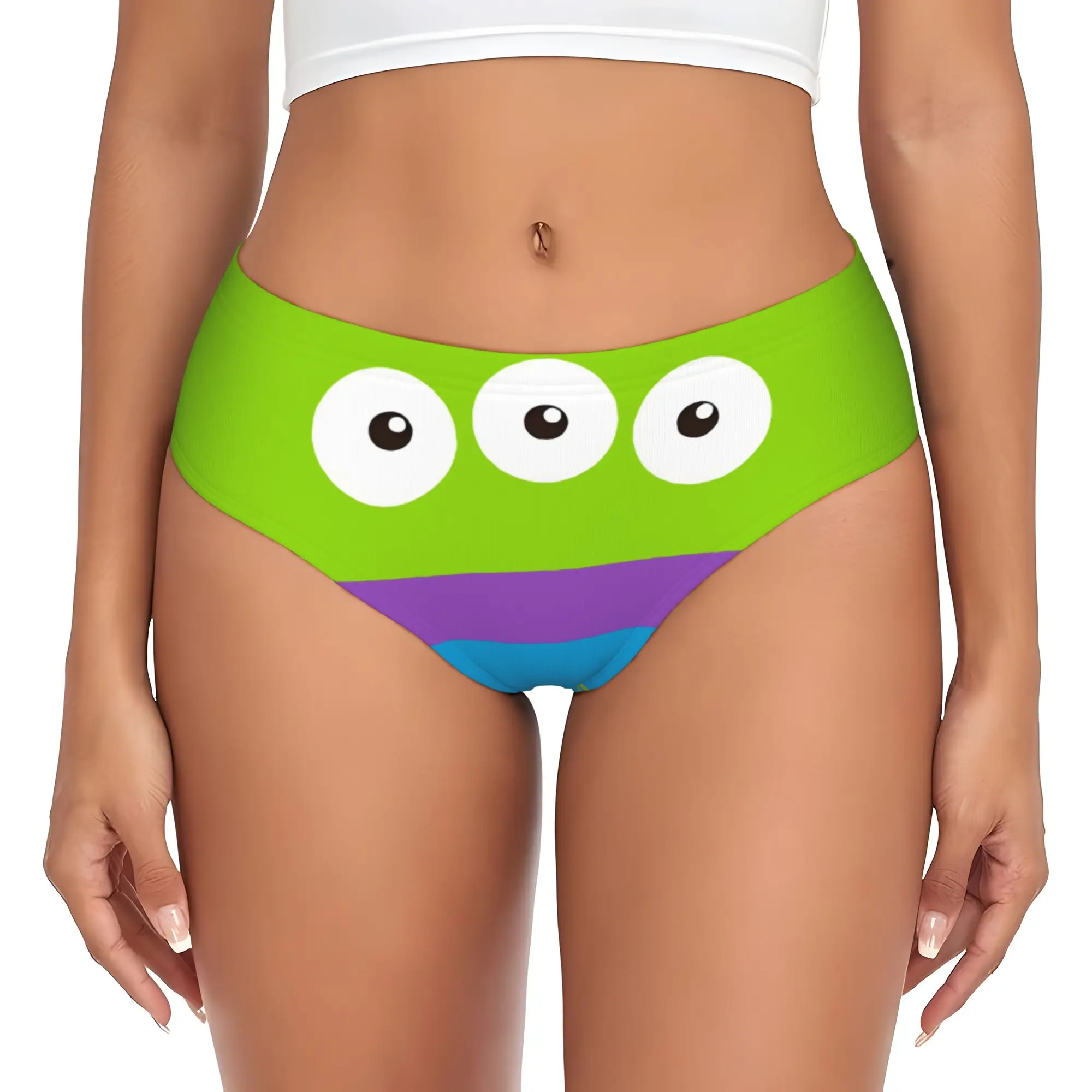 Custom T-Toy Cartoon S-Story Brief Panties Women's Comfort  Underwear
