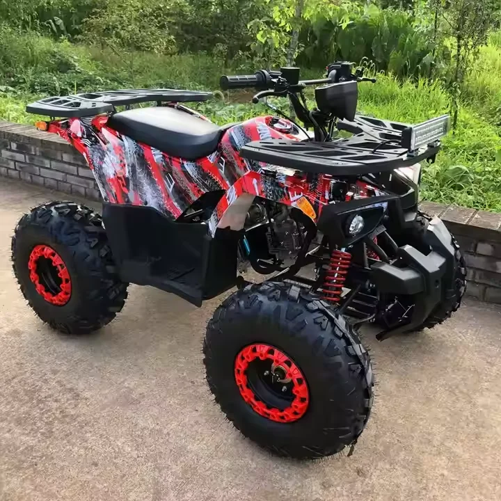 

125cc 4 Stroke 1 Cylinder Air-Cooled Automatic ATV 4 Wheeler with Chain Drive Transmission