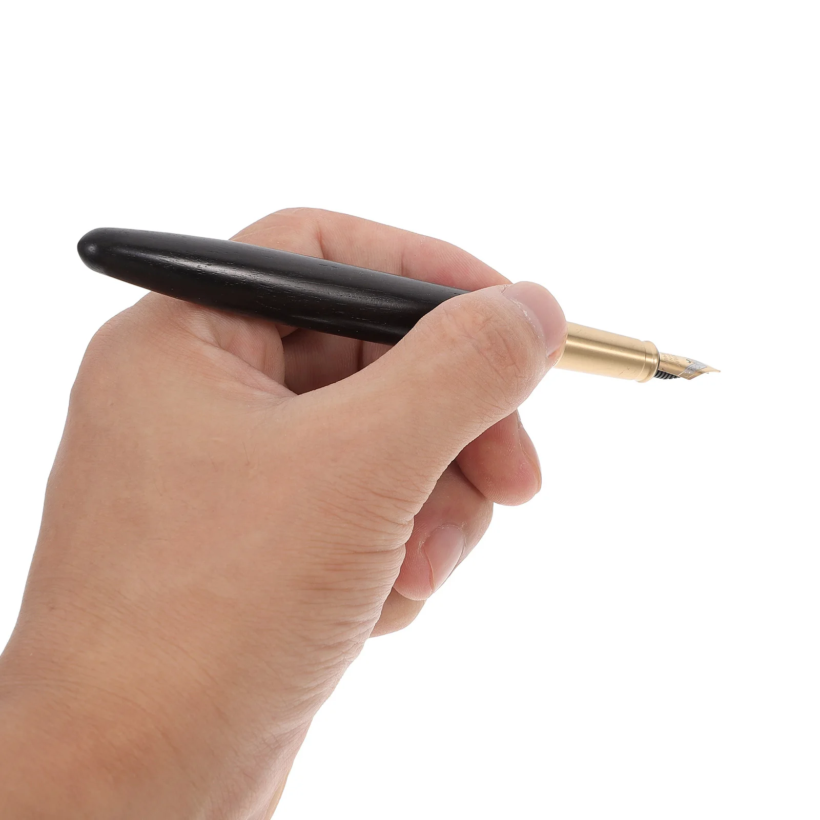 Purple Sandalwood Fountain Pen Portable Compact Small Size Calligraphy Pen Student Office Writing Fine Tip Writing Fountain Pens