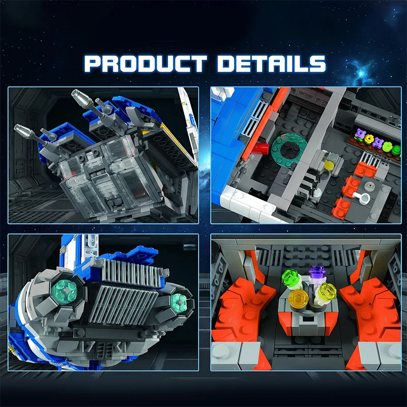 3006PCS Movie Stinger Mantis Building Blocks Set Space War S-161 Spacecraft Warship Brick Model Kit Boys Toy Adults Kid DIY Gift
