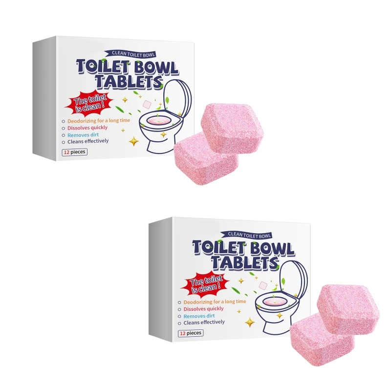 Toilet Cleaner Tablets Automatic Toilet Bowl Cleaner Gentle Formula Cleaning Dropship