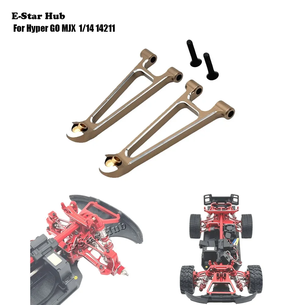 

Front Upper Swing Arm for Hyper GO MJX 1/14 14211 OP Accessories Metal Upgrade Parts Rc Model Crawler Car Truck Buggy
