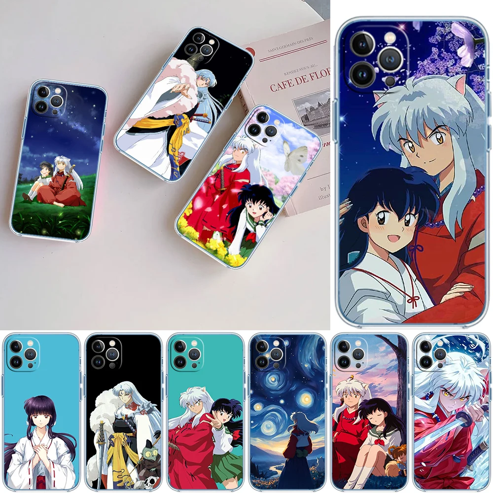 Inuyasha Transparent Phone Case for Samsung Galaxy A04 A04S A14 A23 A34 A54 M23 M33 M52 M53