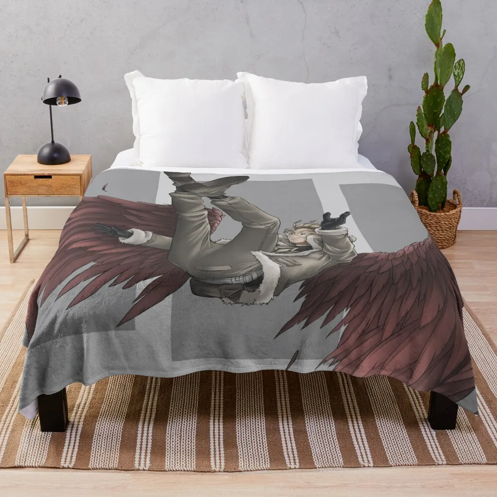 

Hawks Falling Throw Blanket anime Extra Large Throw Blanket