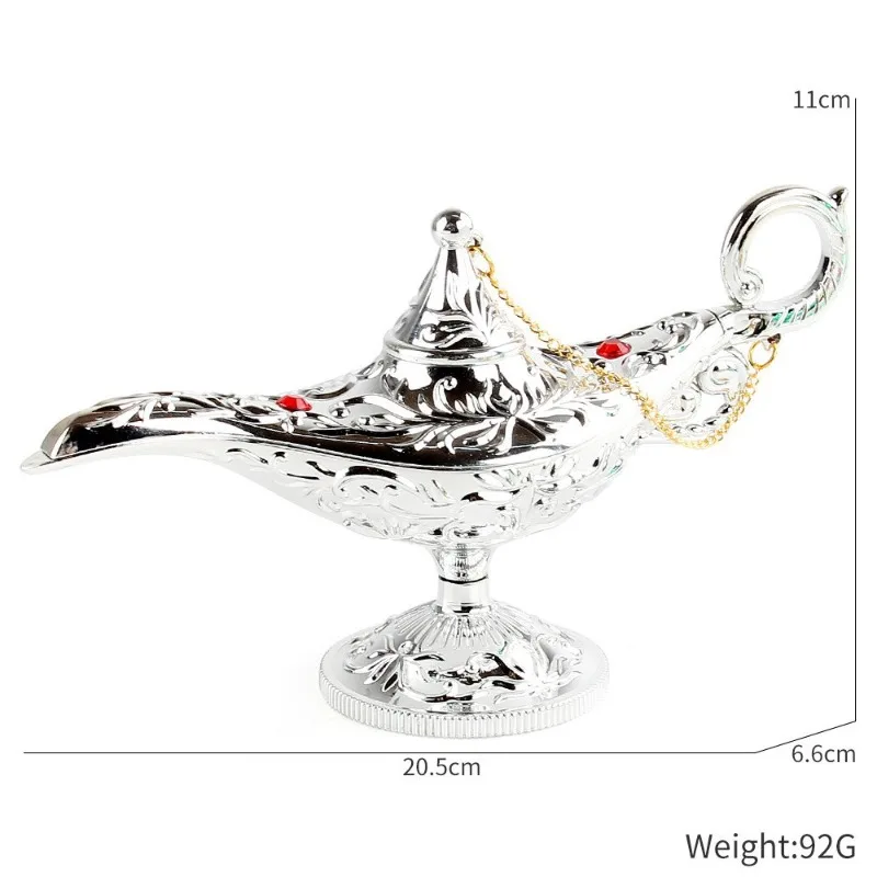 Juguetes de cocina, accesorios de lámpara mágica de Aladino, juguetes, moldeo por inyección, galvanoplastia, pintura en aerosol, decoración, fiesta, juego en casa