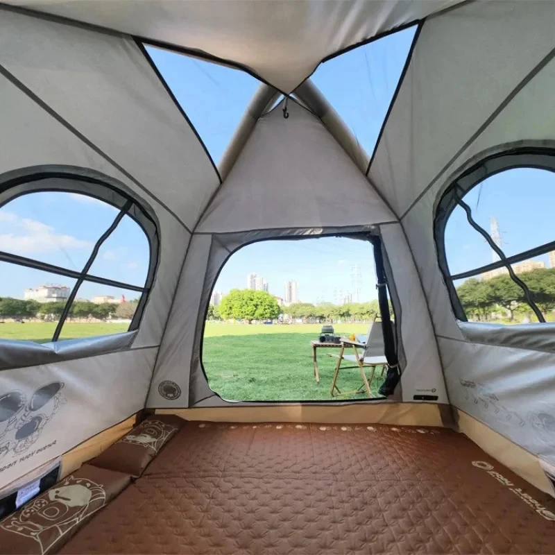 Hongsheng manufactures self-inflating waterproof tent tanks, suitable for family camping, hiking, etc.