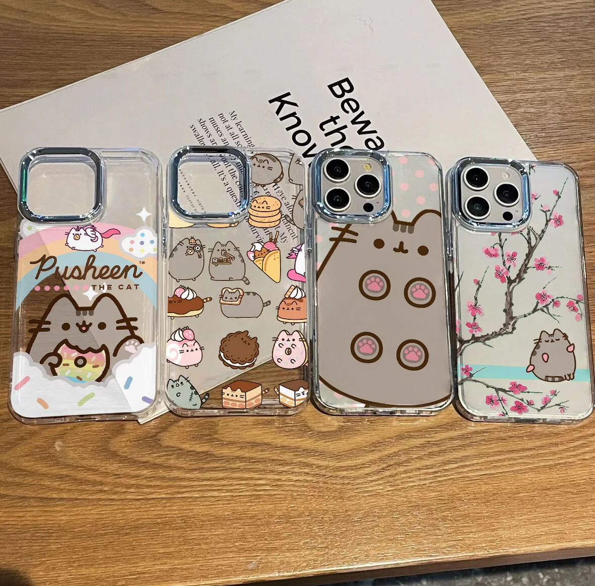 Cute P-Pusheens Cat New Phone Case For Samsung Galaxy A57 A56 A36 A26 A06 A55 A35 A16 A54 A34 A25 A24 A15 A14 A73 A53 A33 4G 5G