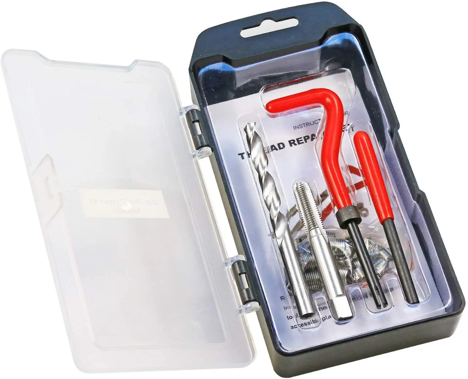 

Thread repair tool Hand self-tapping screw sleeve Spark plug Thread tooth repair device Tap drill bit set