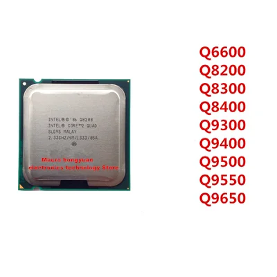 Quad-core Q6600 Q9505 Q8200 Q8300 Q8400 Q9400 Q9500 Q9450 Q9550 Q9650 Q9300 Q6700 775 pin CPU Core 2