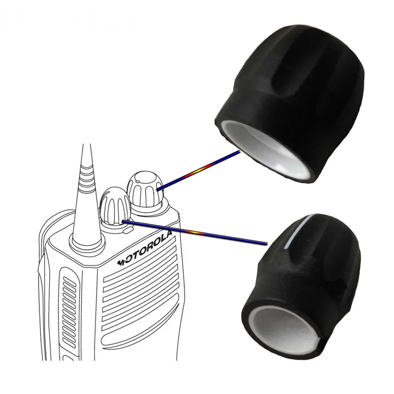 Channel Pair Knob And Volume Knob for Motorola GP328 GP338 HT750 HT1250 EP350 EP450 EX500 EX600 GP340 GP360 GP380 PRO5150 Radio